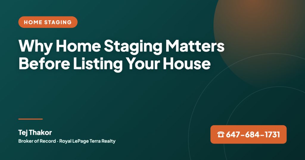 Why Home Staging Matters Before Listing Your House in Ontario