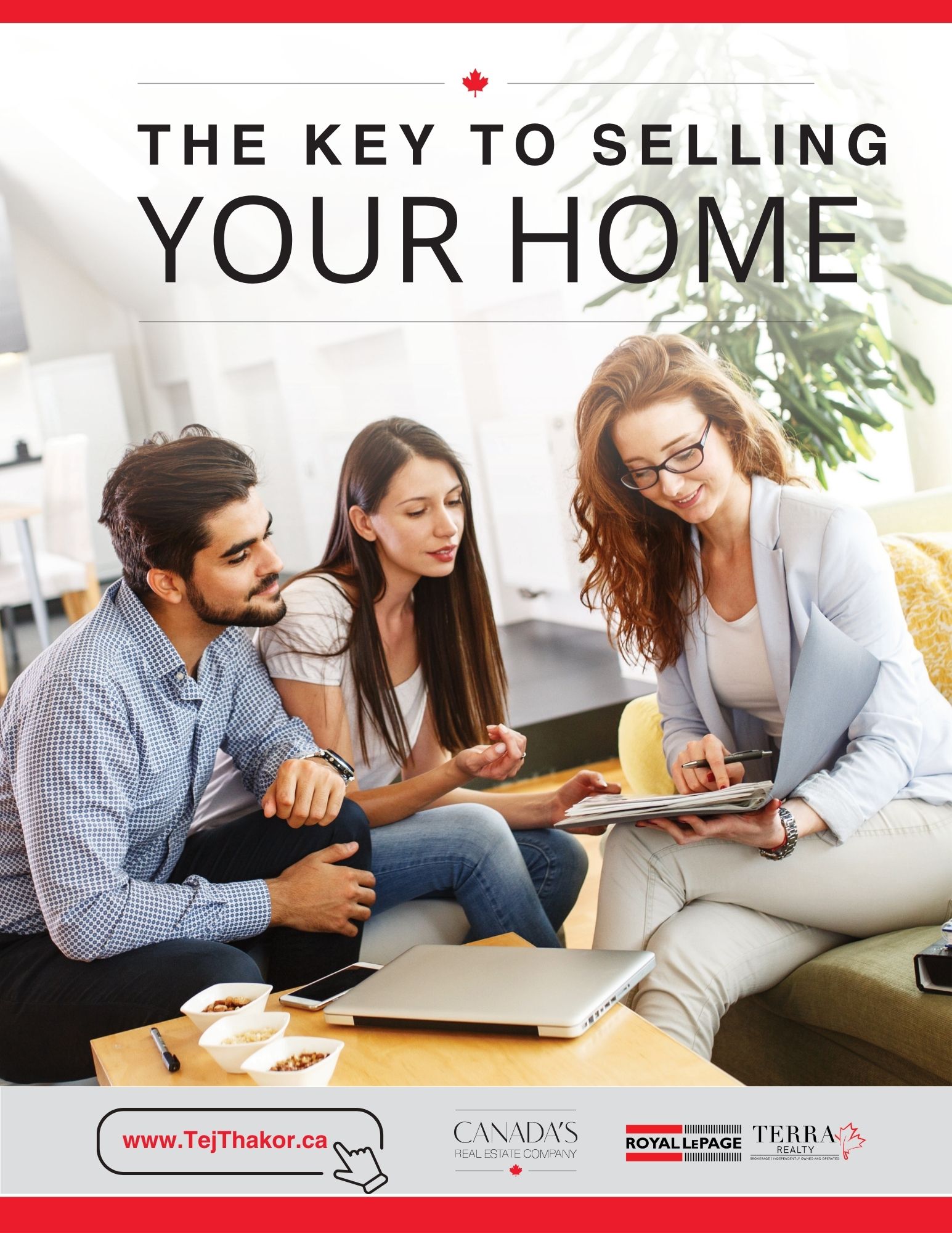 Home Seller Guide cover — Royal LePage Terra Realty / Tej Thakor