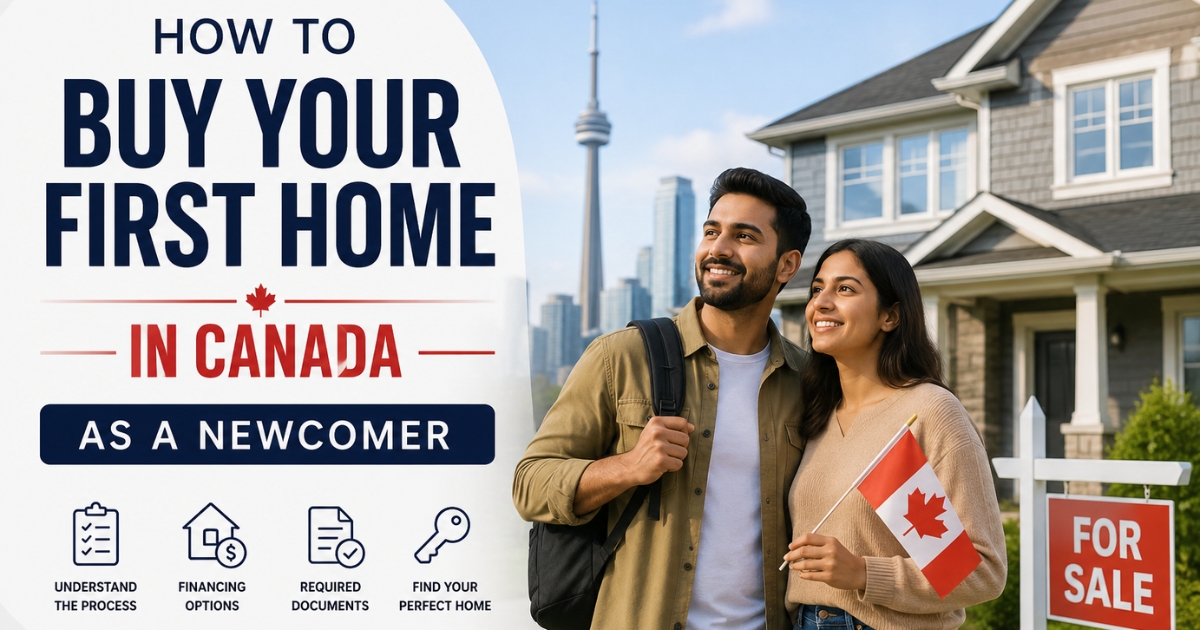 How To Buy Your First Home In Canada As A Newcomer (2026 Complete Guide)